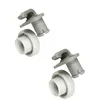 Image de SOS Accessoire Lot de 2 roulettes de panier supÃ©rieur pour Lave-vaisselle 00424717 BALAY BOSCH BRANDT CONSTRUCTA DE DIETRICH GAGGENAU KOMPATIBEL Lave-vaisselle (00424717 BALAY BOSCH BRANDT CONSTRUCTA