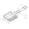 Image de Panier infÃ©rieur repÃ¨re 0720 d'origine Lave-vaisselle (20002434 00680381 BOSCH JUNKER CONSTRUCTA NEFF BALAY SIEMENS GAGGENAU BLAUPUNKT VIVA)