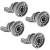 Image de Kit de 4 roulettes panier supÃ¨rieur Lave-vaisselle (1885800300 CONTINENTAL EDISON FUNIX LISTO SELECLINE ARDEM FAR BLOMBERG BEKO ALTUS OCEANIC UNIC LINE BLUESKY PROLINE SABA FAGOR AYA)