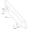 Image de Bandeau repÃ¨re (repÃ¨re 3010) - Lave-vaisselle (1780255900 BEKO)