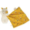 Image de Doudou CarrÃ© Douceur Plat Chat Jaune - Kaloo