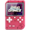 Image de Console portable Amstrad transparente rouge 256 jeux Ã©cran couleur batterie rechargeable