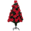 Image de Décorations de noël Atmosphera  Sapin de Noel artificiel lumineux Poinsettia 50 Led P32795350