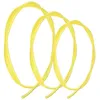 Image de 3x durite essence jaune translucide : 1x 2mm x 3.5mm + 1x 2.5mm x 5mm + 1x 3mm x 5mm tuyau carburant dÃ©broussailleuse tronÃ§onneuse t