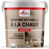 Image de Peinture chaux naturelle : dÃ©coration intÃ©rieure sans Ã©manation NUANCES MINERALES CHAUX Chataigne Brun 15 mÂ² (2.5 kg en 1 couche)