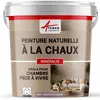 Image de Peinture chaux naturelle : dÃ©coration intÃ©rieure sans Ã©manation NUANCES MINERALES CHAUX Amethyste Mauve 30 mÂ² (5 kg en 1 couche)
