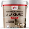 Image de Peinture chaux naturelle : dÃ©coration intÃ©rieure sans Ã©manation NUANCES MINERALES CHAUX Olive Vert 60 mÂ² (2x5 kg en 1 couche)