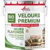 Image de Peinture mur et plafond satin velours biosourcÃ©e Blanc PerlÃ© - RAL 1013 2.5 L (+ ou - 30mÂ² par couche)