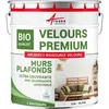 Image de Peinture mur et plafond satin velours biosourcÃ©e Blanc 2.5 L (+ ou - 30mÂ² par couche)