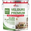 Image de Peinture mur et plafond satin velours biosourcÃ©e Blanc CrÃ¨me - RAL 9001 10 L (+ ou - 120mÂ² par couche)