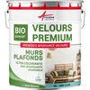 Image de Peinture mur et plafond satin velours biosourcÃ©e Vert clair - RAL 6027 10 L (+ ou - 120mÂ² par couche)