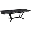 Image de Table De Jardin Vita Graphite/Magma En Aluminium 180/230/280 X100 Cm - Plateau Kedra