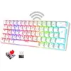 Image de Clavier mécanique sans fil Azerty XPERT K200 Bluetooth Blanc en occasion ou reconditionné
