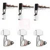 Image de Yellow Parts MÃ©caniques Chrome Pour Guitare Folk 3l+3r