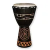 Image de DjembÃ© Tanga Slammer Noir 12'' - Sculpture Gye Nyame