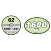 Image de Tronconneuse electrique de 2200 W avec guide 450mm Ribiland PRTRE450