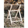 Image de Chevalet bois pour sciage H. 68 cm, larg. 40 cm, section 30 x 35 mm avec chaÃ®ne - PRICPBB2 - Ribiland