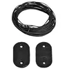 Image de Kit Fixation Gris Pour Brise-Vue Lot De 30 Avec 4 MÃ¨tres De Fil