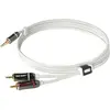 Image de Real Cable J35M2M - Câble Mini-Jack 3,5 mm / RCA de 1,5 m
