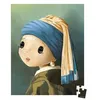 Image de PUZZLE 100 PIÈCES JANOD INSPIRÉ DE VERMEER AVEC POSTER