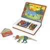 Image de Janod - Magneti'Book Dinosaurs - 50-Part Educational Magnetic Game Teaches Fine Motor Skills and Imagination - Fsc Certified - Suitable for en occasion ou reconditionné