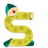 Image de Decoration Lettre Clown (Bois) - S