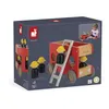 Image de Janod - Camion De Pompiers En Bois Massif Bolid - 4 Pompiers Inclus - Roues Silencieuses - Imagination Et Motricit? Fine - Certifi? Fsc - Peinture L Eau - D S 2 Ans J04632
