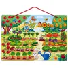 Image de Janod - Mon Jardin MagnÃ©tique - Jouet D Eveil Educatif En Bois - 70 Magnets Inclus - D S 3 Ans J05463
