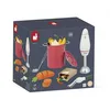 Image de Set De Soupe En Bois Mixeur Et Legumes