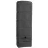 Image de RÃ©cupÃ©rateur d'eau de pluie 300L Vertical BELLI DECO Gris Anthracite 34 x 60 x ht 183 cm