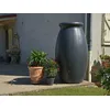 Image de RÃ©cupÃ©rateur d'eau de pluie Jarre Toscane 1000 L anthracite avec couvercle et robinet - BelliJardin