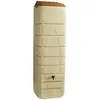 Image de RÃ©cupÃ©rateur d'eau de pluie mural 650 L beige + Kit raccord chÃ©neau