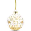 Image de DÃ©coration de sapin Ã  suspendre NoÃ«l en famille