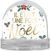 Image de Boule Ã  paillettes Il Ã©tait une fois NoÃ«l - 8.5 x 9 cm