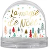 Image de Boule Ã  paillettes la magie de NoÃ«l - 8.5 x 9 cm