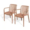 Image de Lot De 2 Fauteuils De Jardin Empilables En PolypropylÃ¨ne