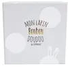 Image de Doudou et Compagnie Lapin Bonbon - Chaussons avec Hochet Taupe - 0/6 Mois