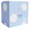 Image de Doudou et Compagnie lapin bonbon 16 cm - bleu