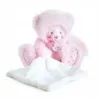 Image de Doudou Doudou Et Compagnie Ours Rose Avec Mouchoir Pantin - Trop Mimi