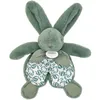 Image de Doudou Plat Lapin Vert Sauge Lapin Doudou 18 Cm - Doudou Et Compagnie