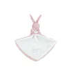 Image de Doudou Lapin Mouchoir 10 Cm Rose - Doudou Et Compagnie