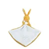 Image de Doudou Lapin Mouchoir 10 Cm Ocre - Doudou Et Compagnie