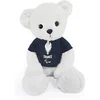 Image de Peluche avec t-shirt Equipe de France 30 cm Blanc TU JO2453