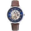 Image de Montre Pierre Lannier  Montre Homme AUTOMATIC Bleu Cuir Brun P24186399