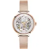 Image de Montre Automatique Pierre Lannier En Maille Milanaise Rose