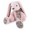 Image de Doudou Histoire D'ours Pluie Ami Lapin Rose 40 Cm