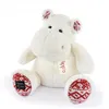Image de Hippopotame - Blanc Noel 40cm