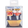 Image de Caissettes et Cake toppers Casse-Noisette 24 pcs