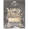 Image de Cake Topper LED Joyeux Noël 12,5 x 14 cm