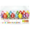 Image de Bougies "Bon anniversaire" - Scrapcooking